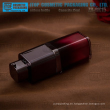 ZB-RK15 15ml color personalizable venta caliente 15ml cuadrado negro botella privada de aire
